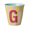 Melamine Cup G Stripes Medium 250ml