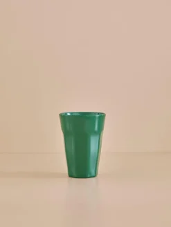 Melamine Cup in Dark Green - Tall