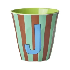Melamine Cup J Stripes Medium 250ml