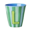 Melamine Cup L Stripes Medium 250ml