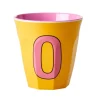 Melamine Cup O Yellow Medium 250ml