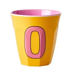 Melamine Cup O Yellow Medium 250ml
