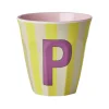 Melamine Cup P Stripes Medium 250ml