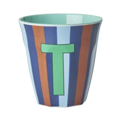 Melamine Cup T Stripes Medium 250ml