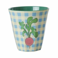 Melamine Cup With Ravishing Radish Print - Medium