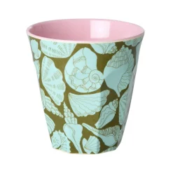 Melamine Cup with Seashell Print Medium 250ml