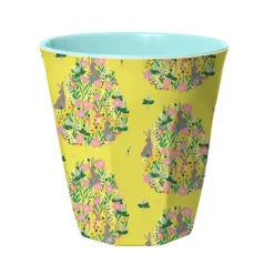 Melamine-Cup with Soft-Yellow Bunny Print - Two To