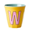 Melamine Cup W Yellow Medium 250ml