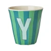 Melamine Cup Y Stripes Medium 250ml