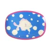 Melamine Rectangular-Plate with Fish blue Print -