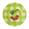 Melamine Side Plate with Love Therapy Cherry Print