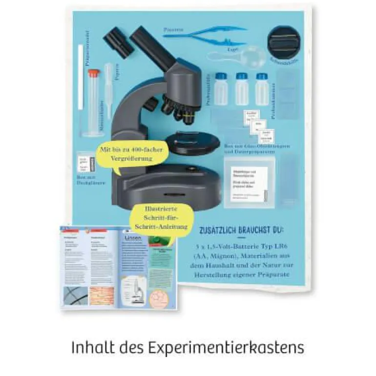 Mikroskop - Schülermikroskop mit exakter Mechanik