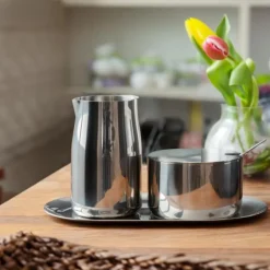Milk And Sugar Set St. Steel Polished