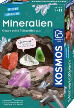Mineralien- Grabe echte Mineralien aus