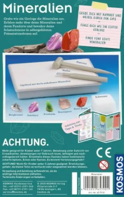 Mineralien- Grabe echte Mineralien aus
