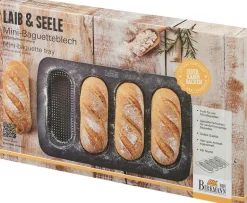 Mini-Baguetteblech, Mit Laib und Seele, 4 Stück mi