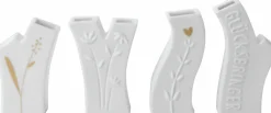 Miniblumen Vasen Set Glücksbringer 3x1,8x7cm