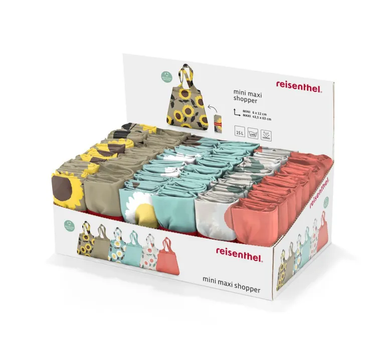 Mini Maxi Shopper Display Box 41 Sunflowers Einkau