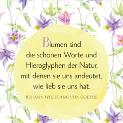 Mini-Spiralaufsteller Blumen Für Dich -