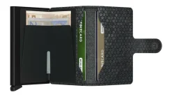 Miniwallet Hexagon Black
