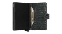 Miniwallet Hexagon Black