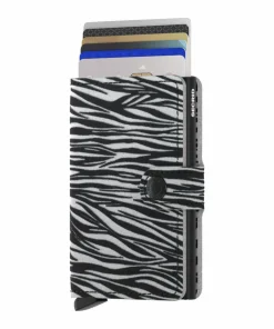 Miniwallet Zebra Light Grey