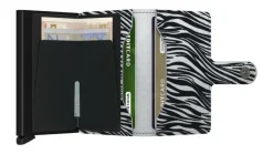 Miniwallet Zebra Light Grey
