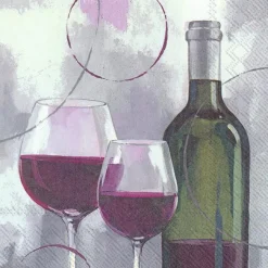 MODERN RED WINE Lunch-Servietten L 865600
