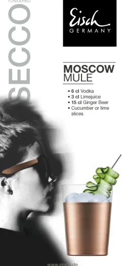 Moscow Mule 118/91 kupfer - 2 Stk in Geschenkröhre