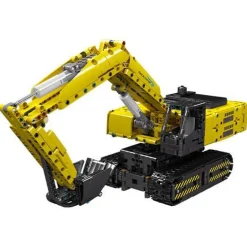 Mould King® 15061 Mechanischer Bagger Gelb inkl. R