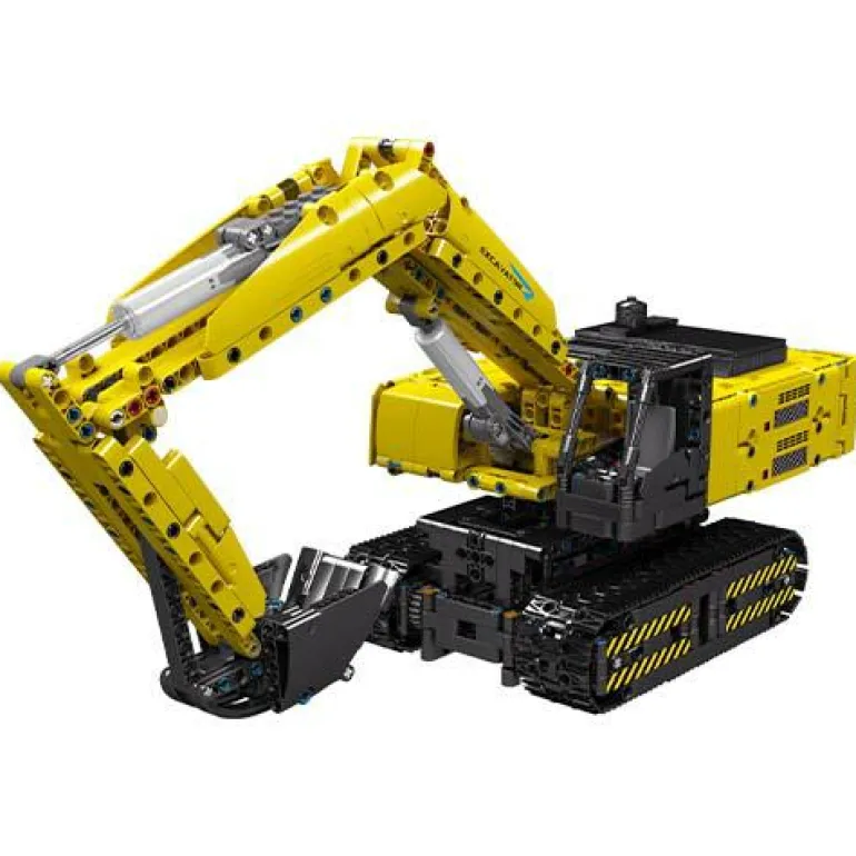 Mould King® 15061 Mechanischer Bagger Gelb inkl. R