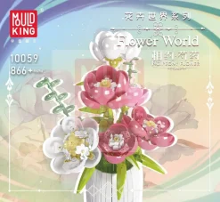 Mould King® 10059 Pfingstrosen Blumenstrauß