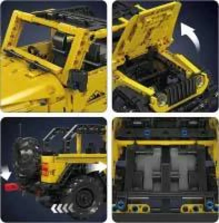 Mould King® 15058 Wrangler mit Rückzug