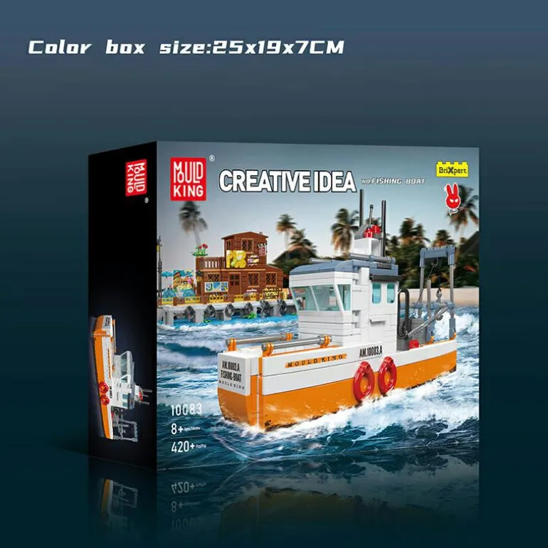 Mould King® 10083 Fischerboot