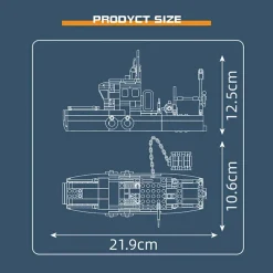 Mould King® 10083 Fischerboot