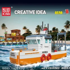 Mould King® 10083 Fischerboot