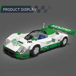 Mould King® 27073 Mazda787B + Showcase