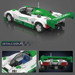 Mould King® 27073 Mazda787B + Showcase