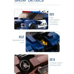 Mould King® 27002 Roadblock 637 + Showcase