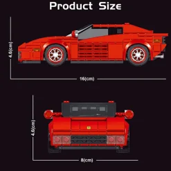 Mould King® 27012 Testarossa inkl. Showcase
