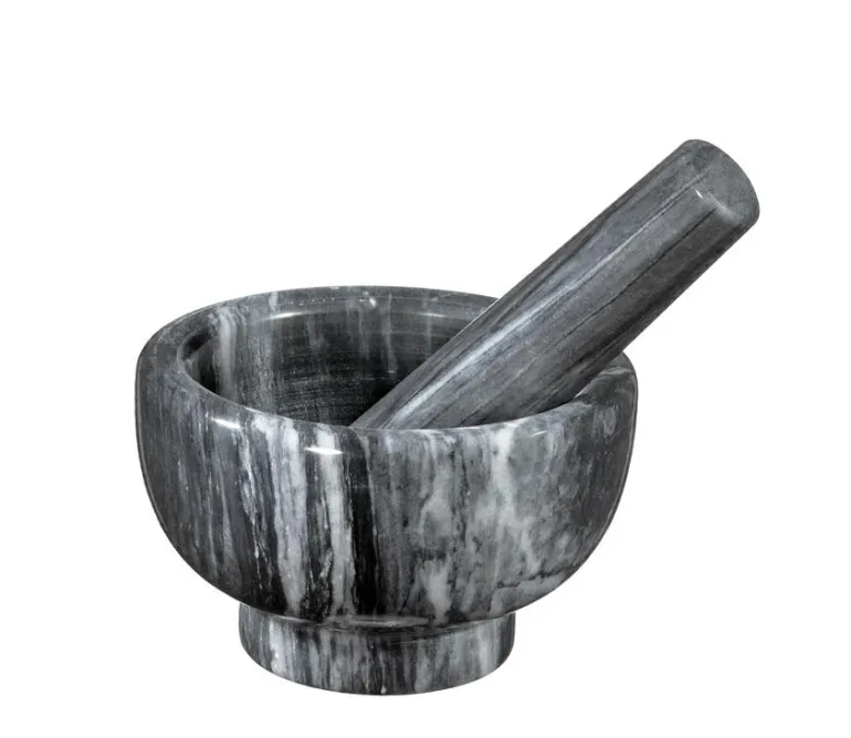 Mörser Marmor schwarz 11 cm