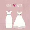 MRS. & MRS. rose Lunch-Servietten L 874350