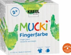 MUCKI Fingerfarben 4er Set
