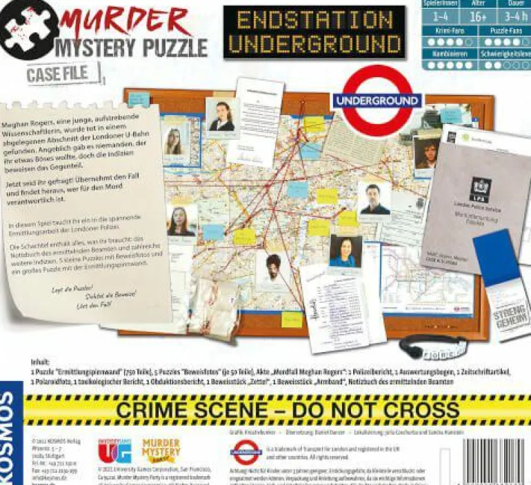 Murder Mystery Puzzle: Endstation Underground - Le