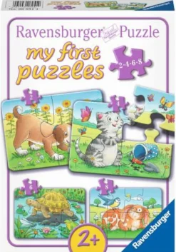 Niedliche Haustiere - Puzzle 2,4,6 Teile