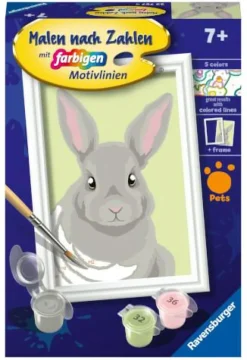 Niedliches Kaninchen - Malen nach Zahlen