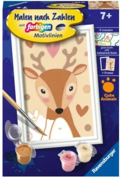 Niedliches Reh - Malen nach Zahlen