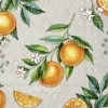 ORANGE grey Lunch-Servietten L 960045