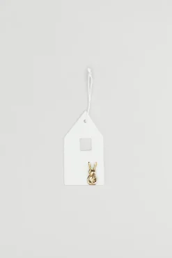 Ostern Porzellananhänger Haus L:8cm B:4,3cm