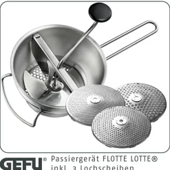 Passiergerät Flotte Lotte Inkl. 3 Passierscheiben